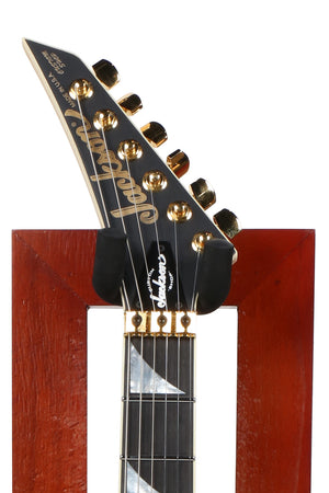 Jackson Custom Shop Randy Rhoads RR24 Electric Guitar, Satin Black w/ Yellow Bevels