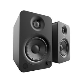 Kanto YU4 Powered Speakers with Bluetooth and Phono Preamp, Matte Black