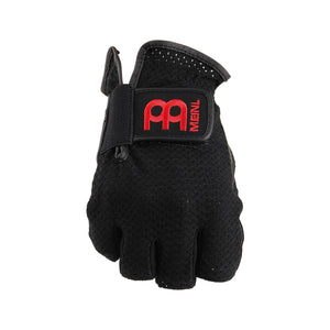 MEINL Cymbals MDGFL Fingerless Drummer Gloves, Black