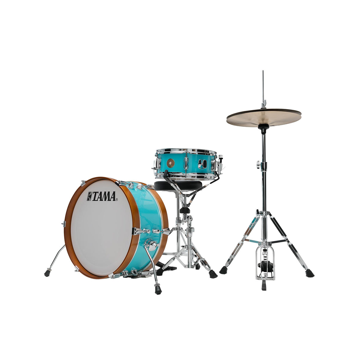 TAMA LJK28H4-AQB Club-JAM Mini Drum Kit 2-Piece w/Hardware, No