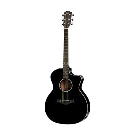 Taylor 214ce Deluxe Grand Auditorium Acoustic Guitar w/Case, Black