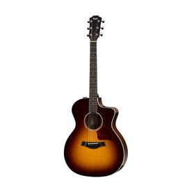 Taylor 214ce-CF Deluxe Copafera Grand Auditorium Acoustic Guitar w/Case, Sunburst