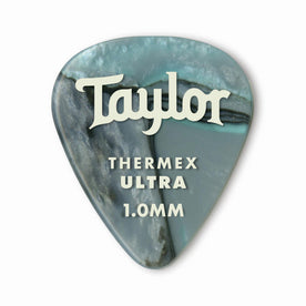 Taylor Premium DarkTone 351 Thermex Ultra Picks, Abalone, 1.00mm, 6-Pack