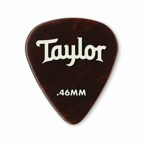 Taylor Celluloid 351 Picks, Tortoise, 0.46mm, 12-Pack
