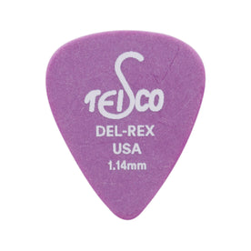 Teisco Del Rex Standard Guitar Pick, 1.14mm, 6-Pick Pack
