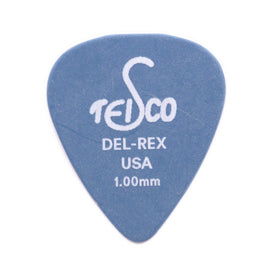 Teisco Del Rex Standard Guitar Pick, 1.00mm, 6-Pick Pack