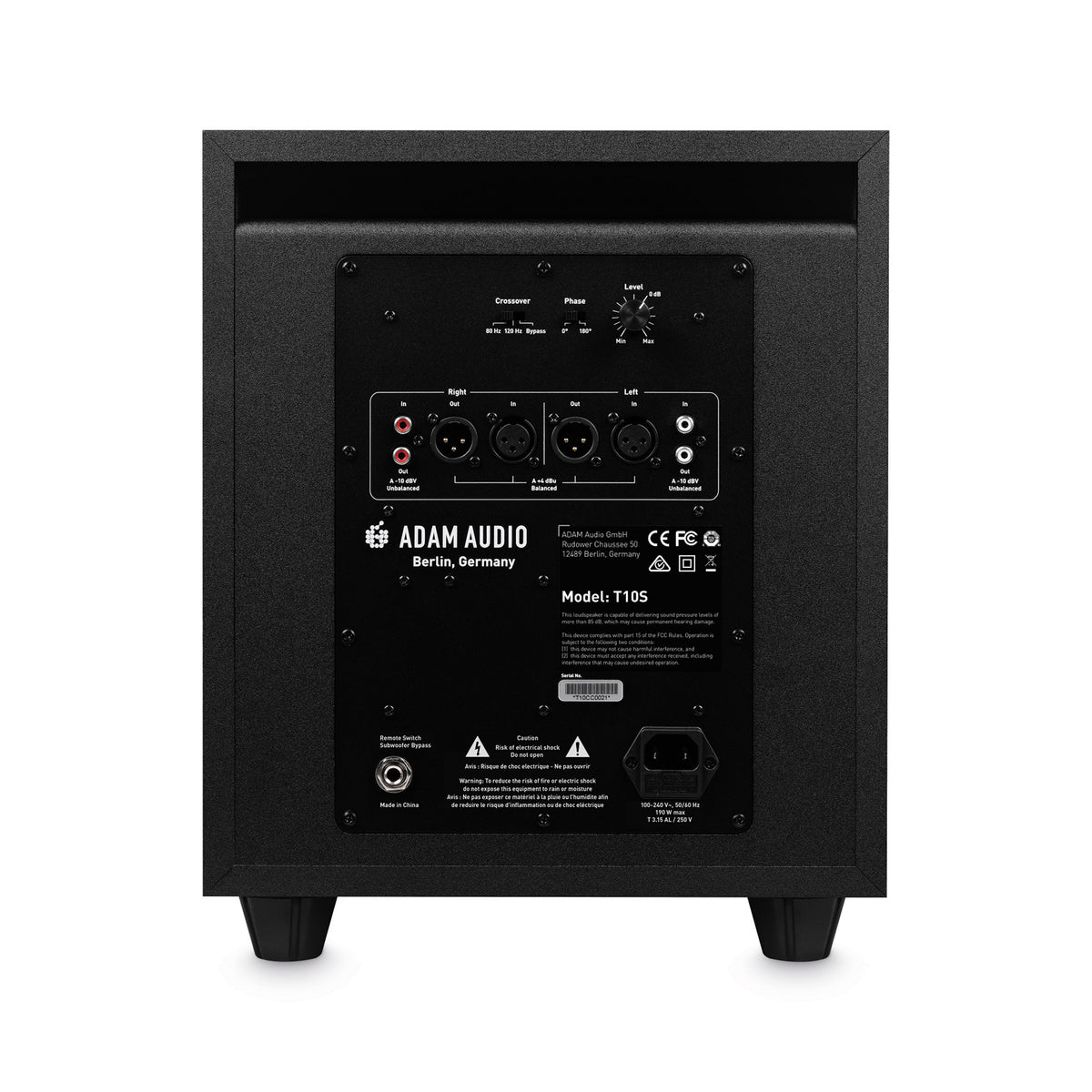 ADAM Audio T10S 10-inch Active Studio Subwoofer – Swee Lee Indonesia