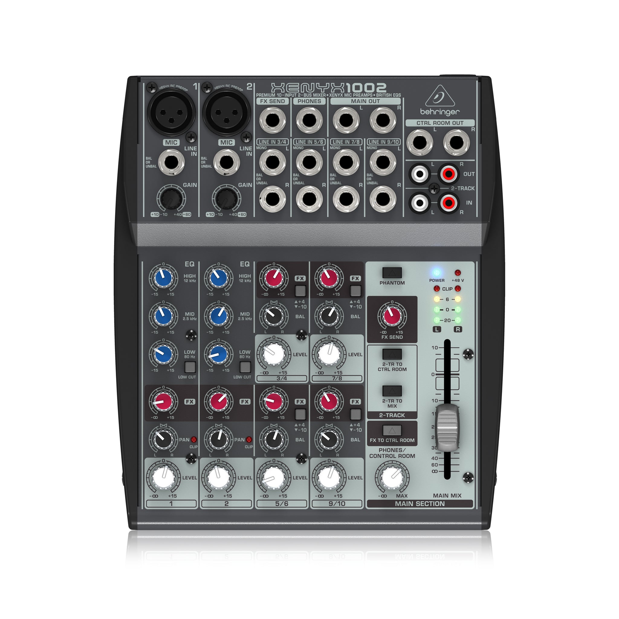 Behringer 1002 Xenyx 6-Channel Analog Mixer