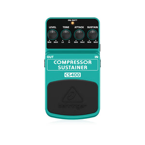 Behringer CS400 Compressor/Sustainer Guitar Effects Pedal