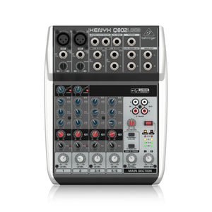 Behringer Q802USB Xenyx Mixer w/ USB, EU Plug