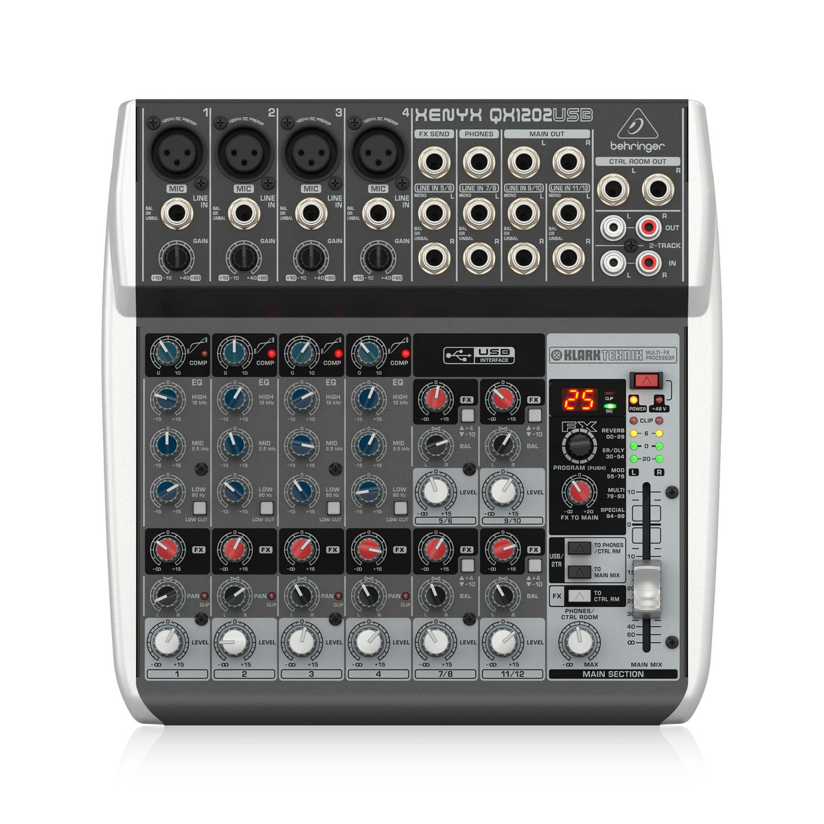 Behringer QX1202USB Xenyx Mixer w/ USB and Effects – Swee Lee
