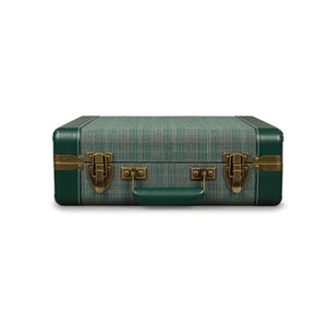 Crosley Executive Vintage Bluetooth 3-Speed Portable Suitcase Turntable with USB, Pine