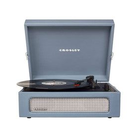 Crosley Voyager Portable Turntable, Washed Blue