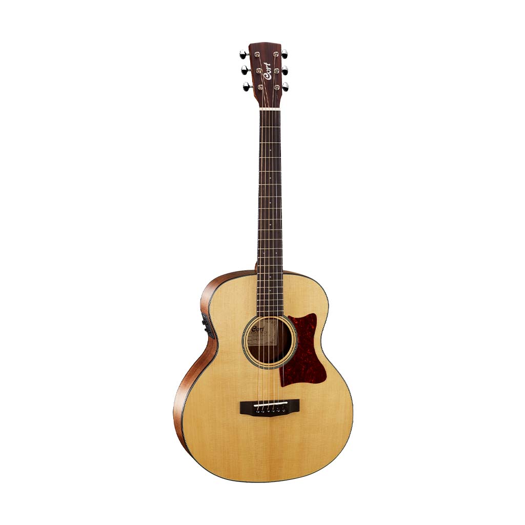 Cort Little-CJ-Walnut-OP Acoustic Guitar, Open Pore