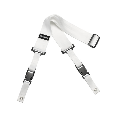 DiMarzio DD2200W Nylon ClipLock Quick Release 2Inch Guitar Strap, White