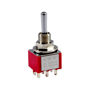 DiMarzio EP-1107 DPDT Mini Switch (On/Off/On)