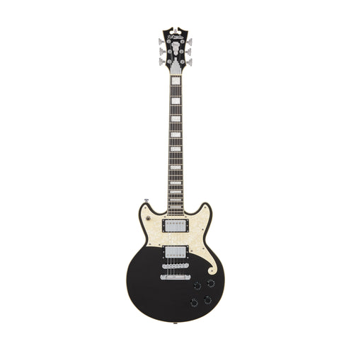 D'Angelico Premier Brighton Electric Guitar, Black Flake
