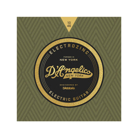 D'Angelico Electrozinc Strings, Rock 10-46- Plain Third String