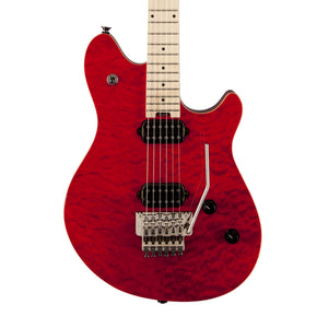 EVH Wolfgang Quilted Maple Standard Electric Guitar, Maple FB, Trans Red