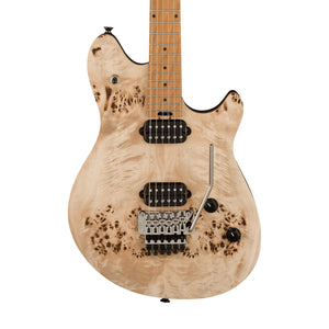 EVH Wolfgang Standard Exotic Electric Guitar, Baked Maple FB, Poplar Burl