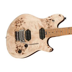 EVH Wolfgang Standard Exotic Electric Guitar, Baked Maple FB, Poplar Burl