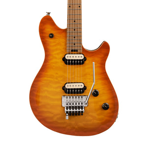 EVH Wolfgang Special QM Electric Guitar, Baked Maple FB, Solar Burst
