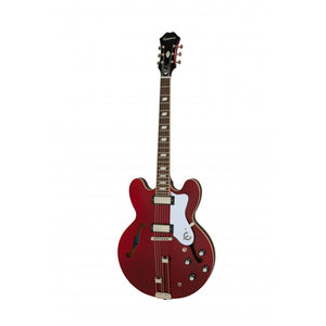 Epiphone Riviera Hollowbody Electric Guitar w/Frequensator Tailpiece, Sparkling Burgundy