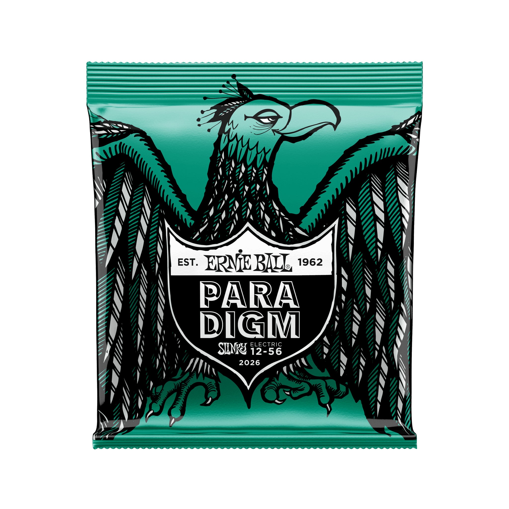 Ernie Ball Paradigm Not Even Slinky Electric Guitar Strings, 12-56