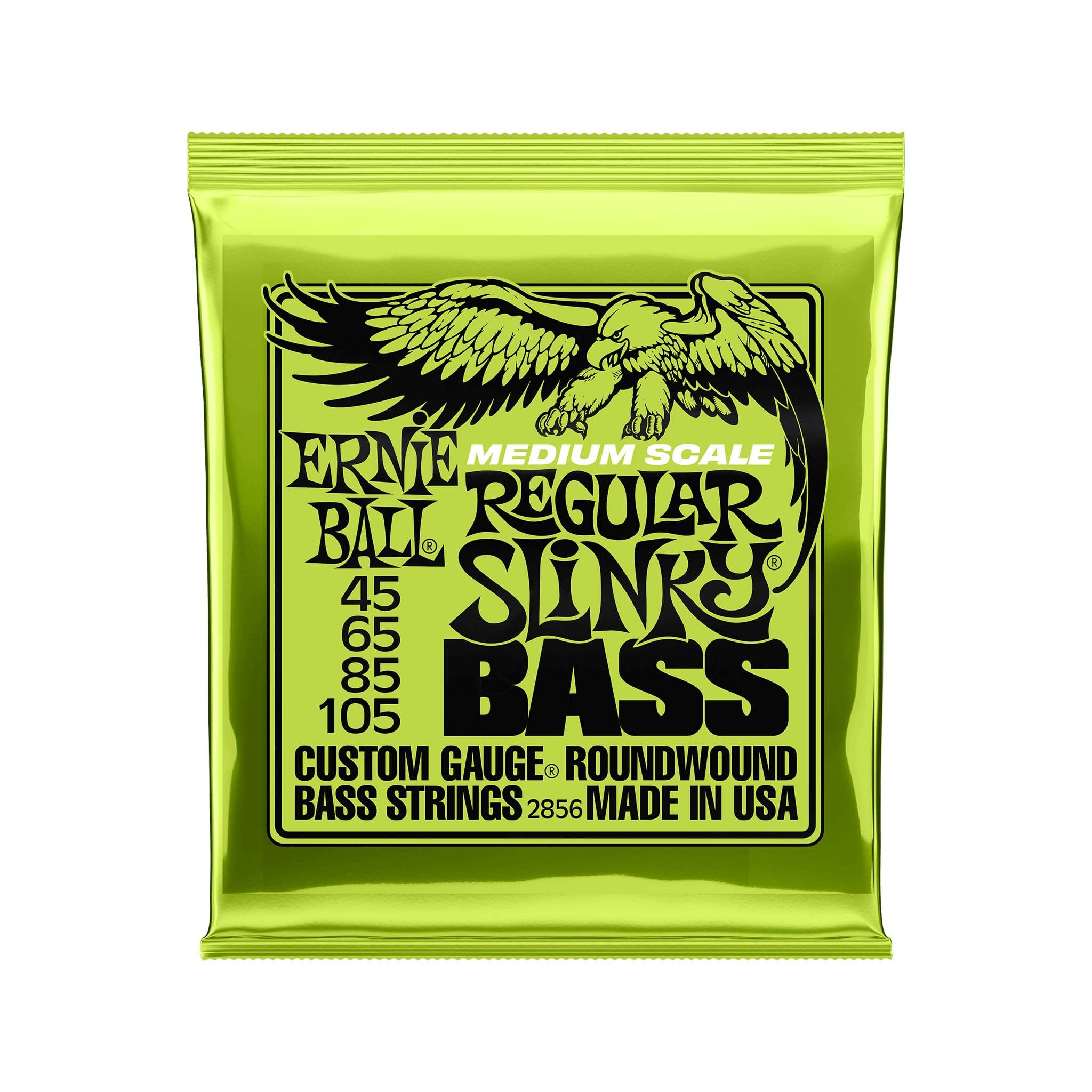 Ernie Ball Regular Slinky Nickel Wound Medium Scale Bass Strings