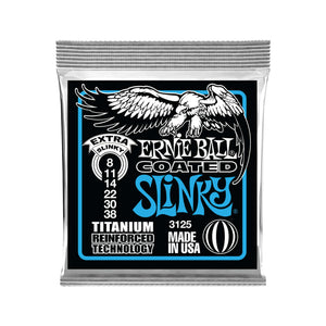 Ernie Ball Extra Slinky Titanium RPS Coated Electric Guitar Strings, 8-38
