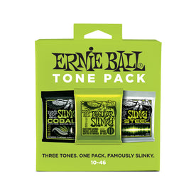 Ernie Ball Regular Slinky Tone Pack Electric Guitar Strings, 10-46