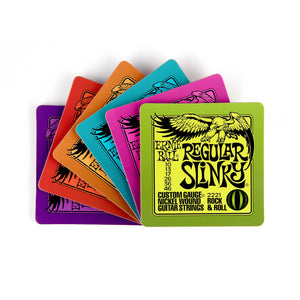 Ernie Ball Ernie Ball Slinky Coasters 6 Pack