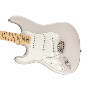 Fender American Original 50s Stratocaster Left-Handed Electric Guitar, Maple FB, White Blonde