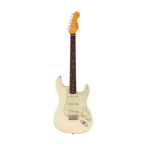 Fender American Vintage II 61 Stratocaster Electric Guitar, RW FB, Olympic White