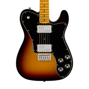Fender American Vintage II 75 Telecaster Deluxe Electric Guitar, Maple FB, 3-Tone Sunburst
