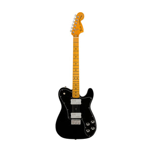 Fender American Vintage II 75 Telecaster Deluxe Electric Guitar, Maple FB, Black