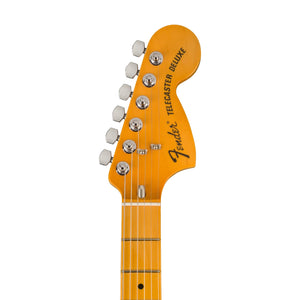 Fender American Vintage II 75 Telecaster Deluxe Electric Guitar, Maple FB, Black