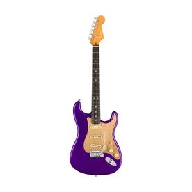 Fender FSR American Ultra Stratocaster Electric Guitar, Ebony FB, Plum Metallic