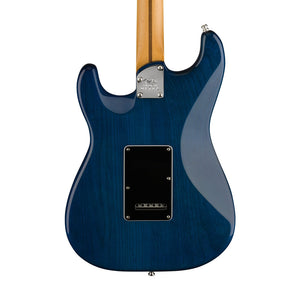Fender American Ultra Limited Edition HSS Stratocaster Electric Guitar, Ebony FB, Denim Burst