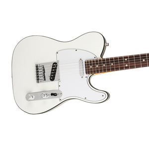 Fender American Ultra Telecaster Electric Guitar, RW FB, Arctic Pearl