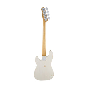 Fender Mike Dirnt Road Worn Precision Bass Guitar, Maple FB, White Blonde