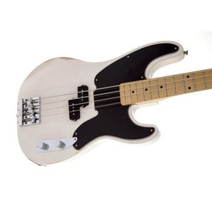 Fender Mike Dirnt Road Worn Precision Bass Guitar, Maple FB, White Blonde