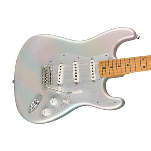 Fender H.E.R. Stratocaster Electric Guitar, Maple FB, Chrome Glow