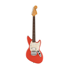 Fender Kurt Cobain Jag-Stang Electric Guitar, RW FB, Fiesta Red