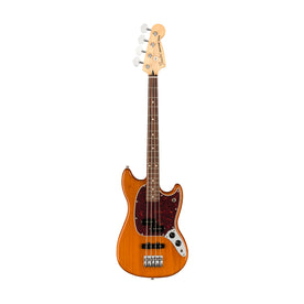 Fender Player Mustang PJ Bass Guitar, Pau Ferro FB, Aged Natural