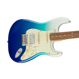 Fender Player Plus HSS Stratocaster Electric Guitar, PF FB, Belair Blue