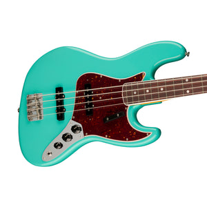 Fender American Vintage II 66 Jazz Bass Guitar, RW FB, Sea Foam Green