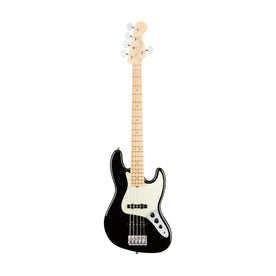 Fender American Professional 5-String Jazz Bass Guitar, Maple FB, Black