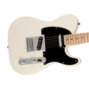 Squier FSR Bullet Telecaster Electric Guitar, Maple FB, Olympic White