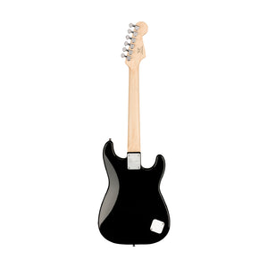 Squier Mini Stratocaster Left-Handed Electric Guitar, Laurel FB, Black